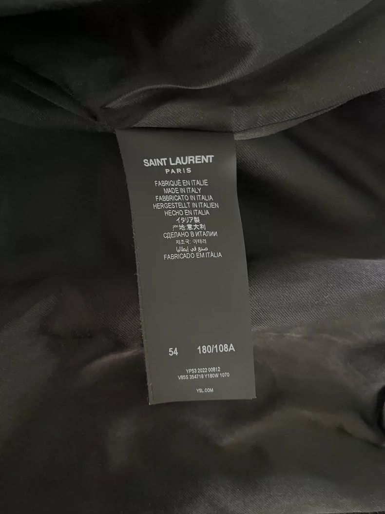 Saint Laurent Paris Saint Laurent Black and White Baseball Jacket- DMC Size US XXL / EU 58 / 5 - 8 Thumbnail