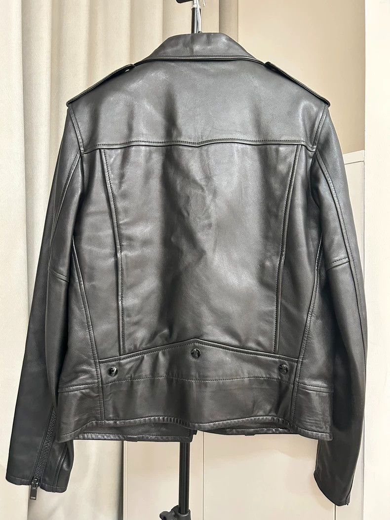 Saint Laurent Paris Saint Laurent Black Leather Rider Jacket- DMC Size US L / EU 52-54 / 3 - 4 Thumbnail