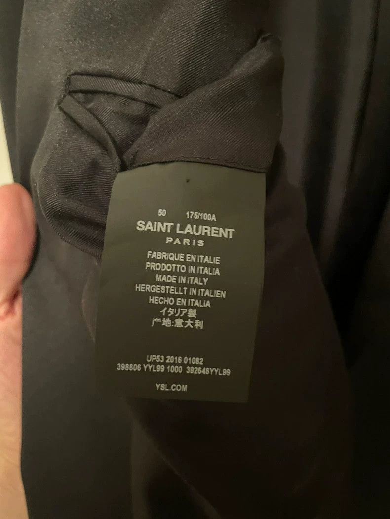 Saint Laurent Paris Saint Laurent Le Smoking Blazer with Tags- DMC Size US L / EU 52-54 / 3 - 5 Thumbnail