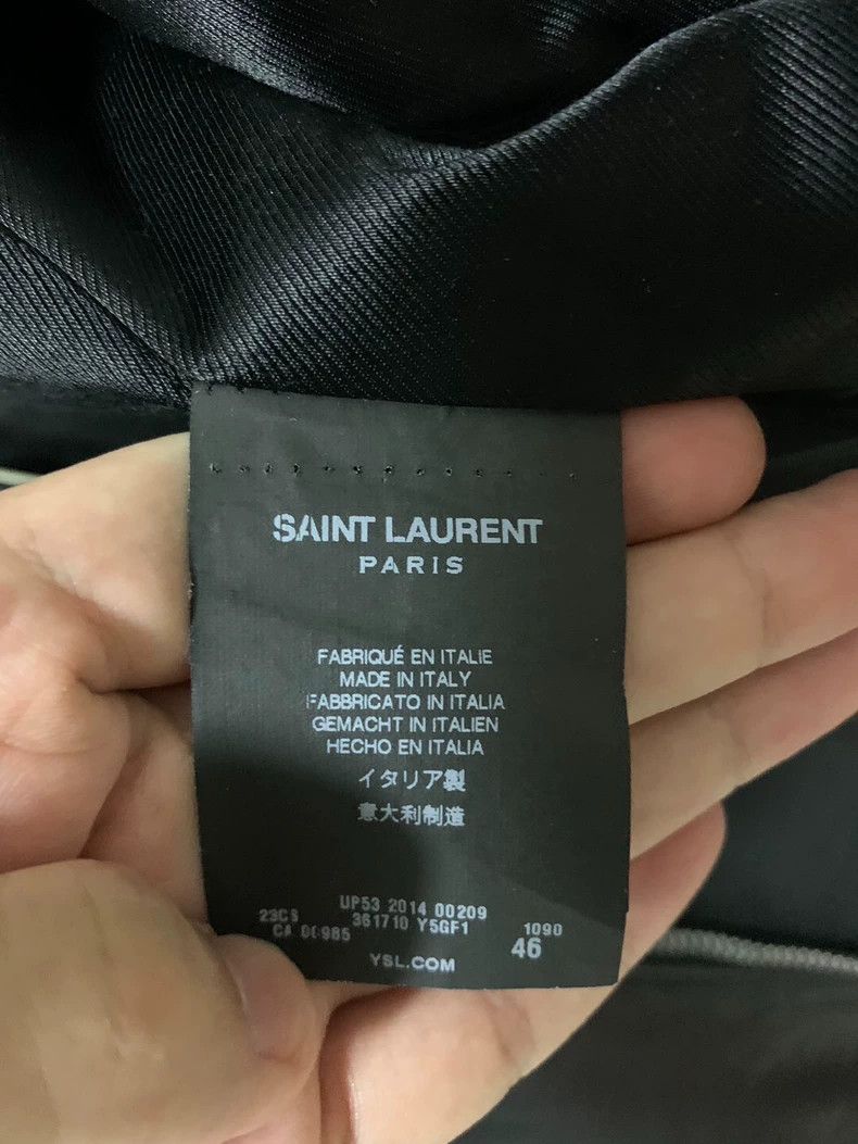 Saint Laurent Paris Saint Laurent Black and White Leather Jacket- DMC Size US M / EU 48-50 / 2 - 4 Thumbnail