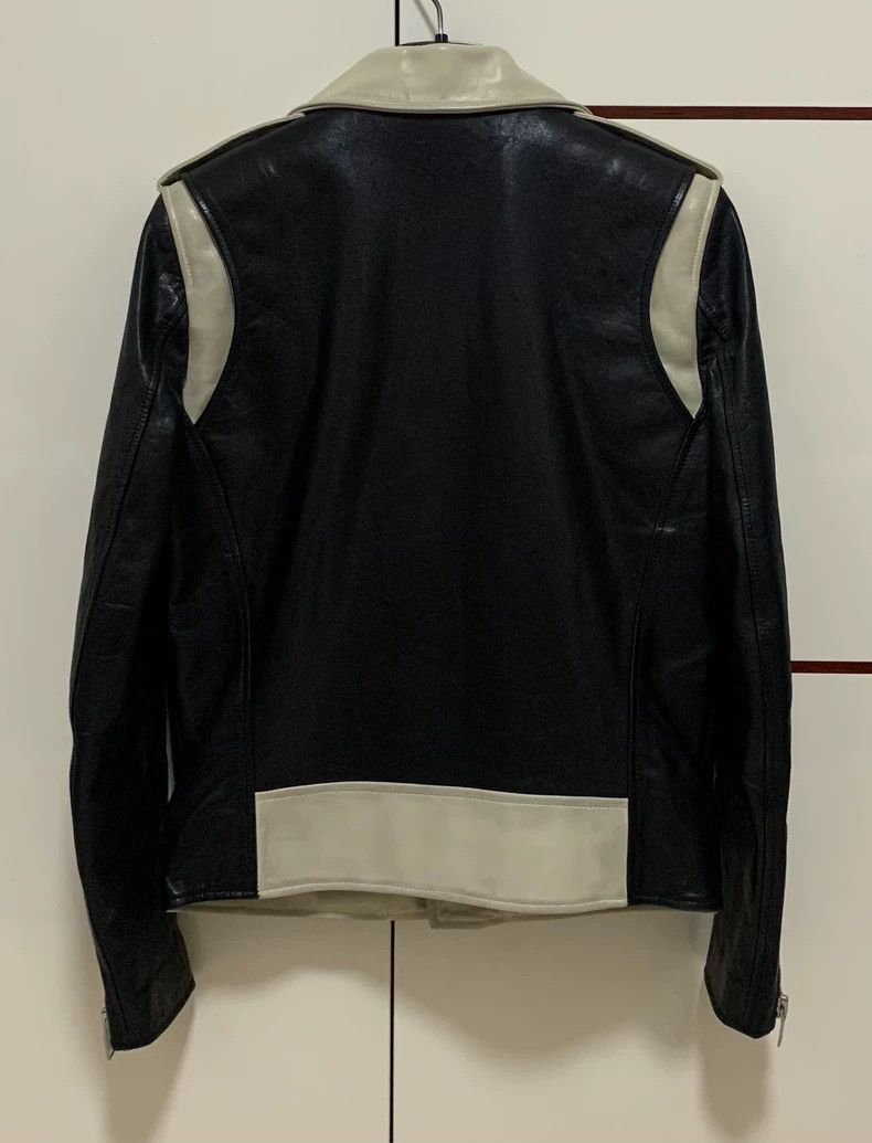 Saint Laurent Paris Saint Laurent Black and White Leather Jacket- DMC Size US M / EU 48-50 / 2 - 2 Thumbnail