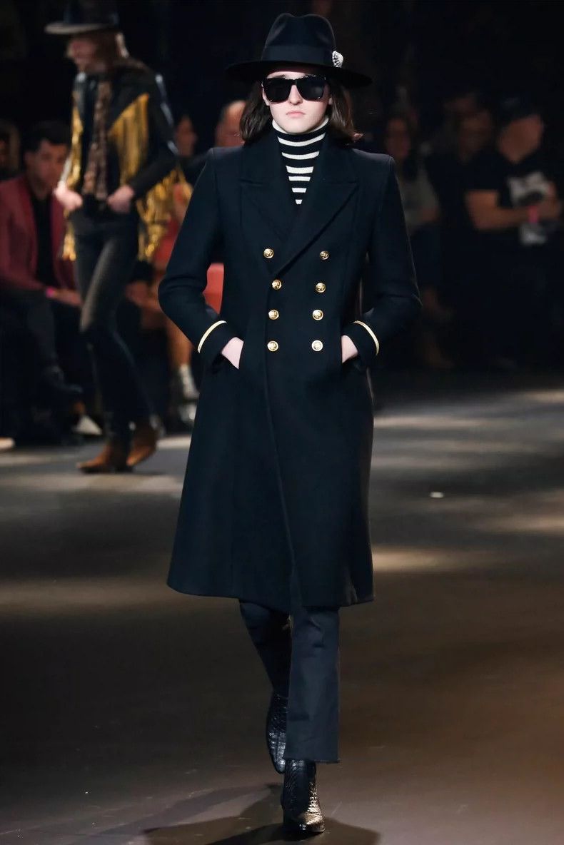 Saint Laurent Paris Saint Laurent Classic Golden Button Coat- DMC Size US L / EU 52-54 / 3 - 6 Thumbnail