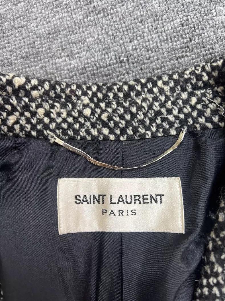Saint Laurent Paris Saint Laurent Chester Snowflake Coat- DMC Size US L / EU 52-54 / 3 - 3 Thumbnail