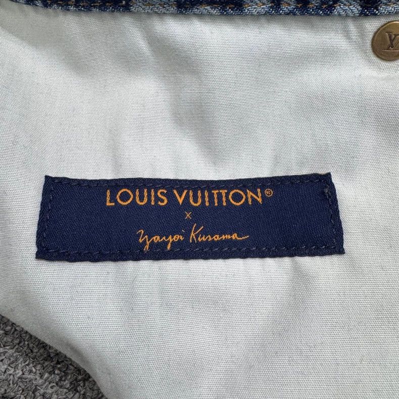 Louis Vuitton Louis Vuitton Denim Pants with Dot Pattern- DMC Size US 29 - 2 Thumbnail