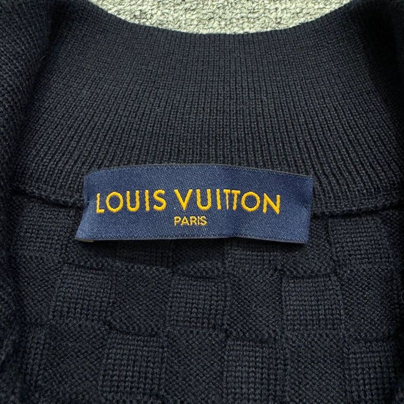 Louis Vuitton Louis Vuitton Check Knit Jacket- DMC Size US XL / EU 56 / 4 - 2 Thumbnail