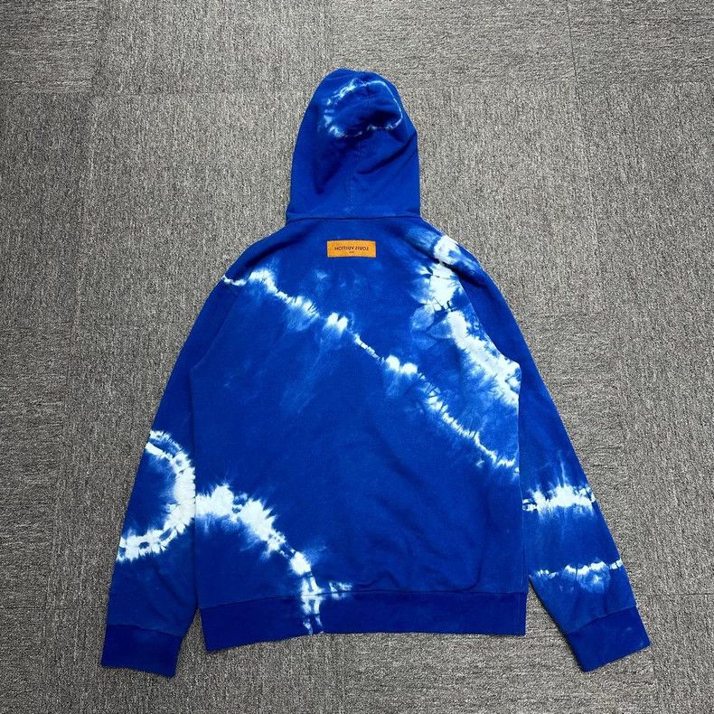 Louis Vuitton Louis Vuitton Tie-Dye Blue Hoodie- DMC Size US XL / EU 56 / 4 - 4 Thumbnail
