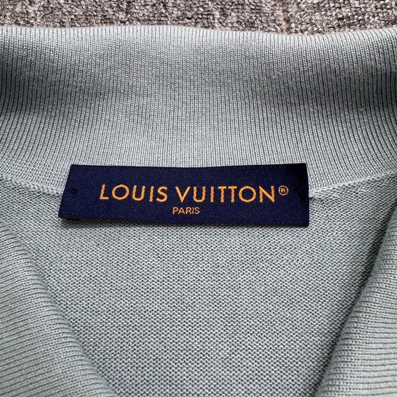 Louis Vuitton Louis Vuitton Logo Knitted Polo Shirt- DMC Size US M / EU 48-50 / 2 - 2 Thumbnail