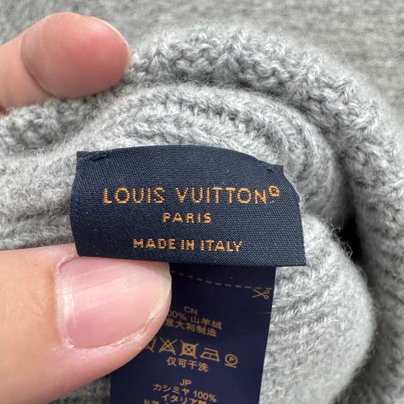 Louis Vuitton Louis Vuitton Cashmere Knit Beanie Hat- DMC Size ONE SIZE - 4 Thumbnail