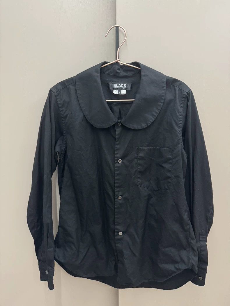 Comme des Garcons Black Round Collar Cotton Shirt Size S- DMC Size US S / EU 44-46 / 1 - 2 Thumbnail
