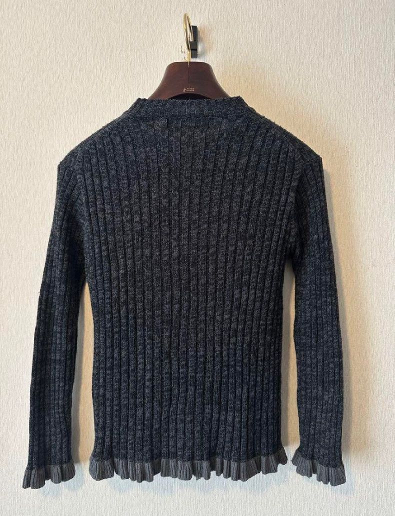 Comme des Garcons Comme des Garçons Frill Cardigan in Gray- DMC Size US M / EU 48-50 / 2 - 6 Thumbnail