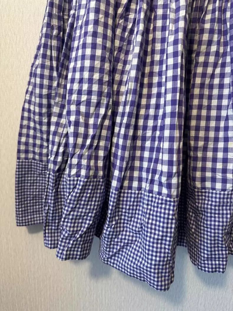 Comme des Garcons Comme des Garçons Gingham Patchwork Skirt- DMC Size US 27 - 4 Thumbnail