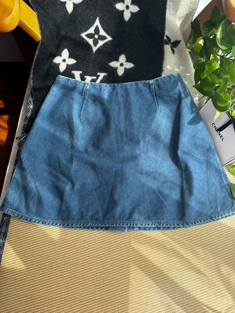 Gucci Gucci Denim Skirt With Button Details- DMC Size US 31 - 3 Thumbnail