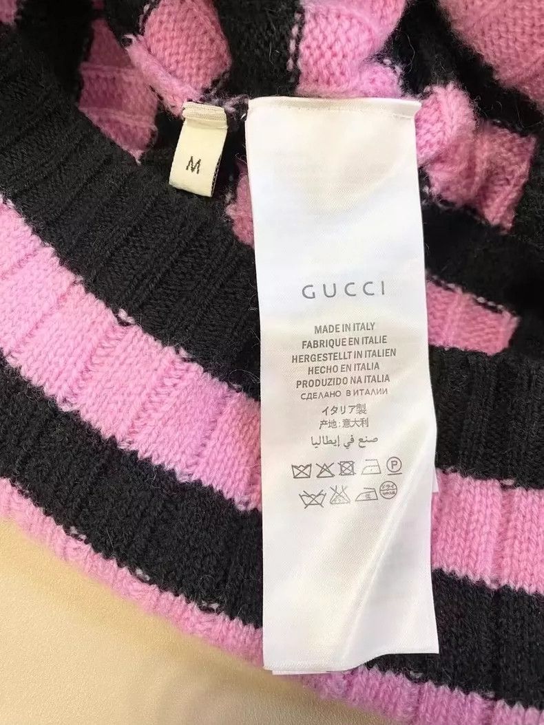 Gucci Gucci Cat Striped Knit Sweater Size M- DMC Size US M / EU 48-50 / 2 - 6 Thumbnail