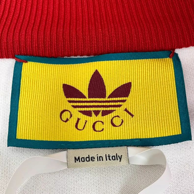 Gucci Gucci x Adidas White Striped Long Sleeve Jacket- DMC Size US S / EU 44-46 / 1 - 6 Thumbnail