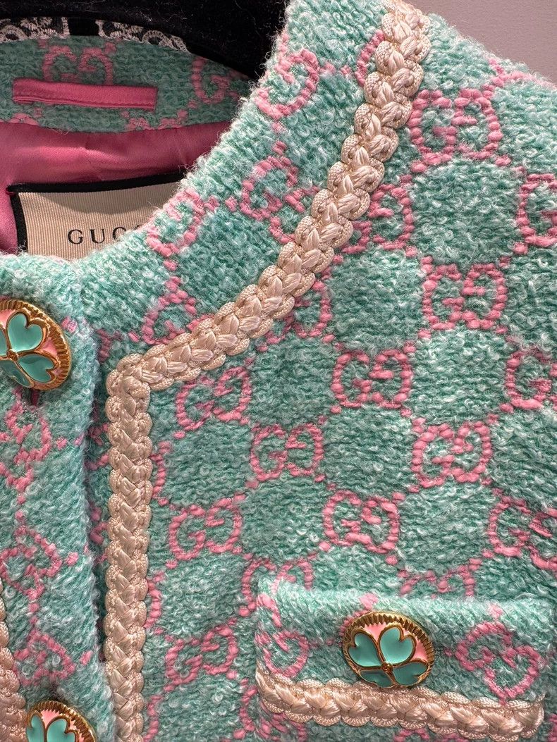 Gucci Gucci Tiffany Blue Logo Jacket- DMC Size US M / EU 48-50 / 2 - 4 Thumbnail