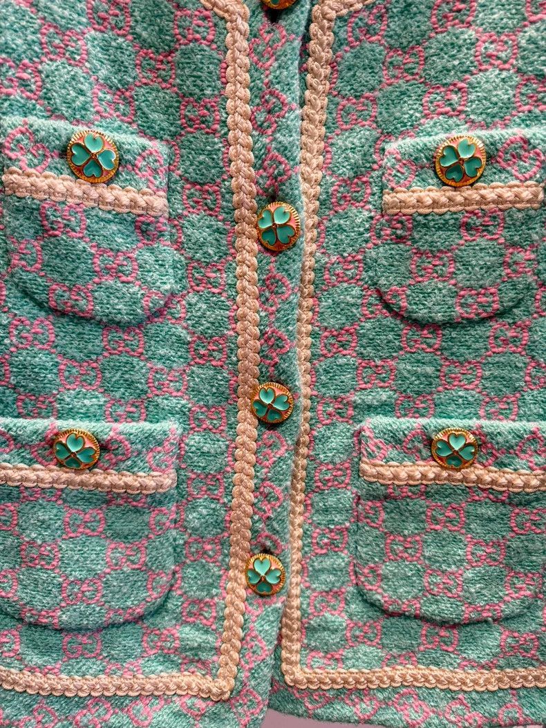 Gucci Gucci Tiffany Blue Logo Jacket- DMC Size US M / EU 48-50 / 2 - 3 Thumbnail