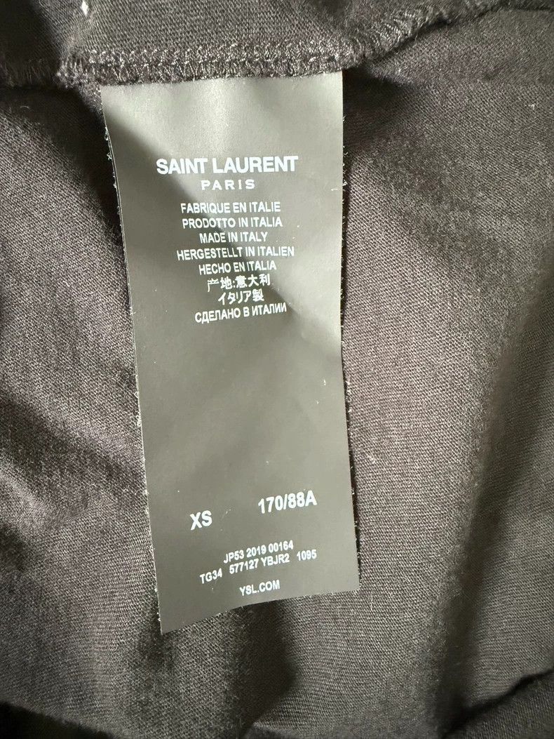 Yves Saint Laurent YSL Saint Laurent Men's T-Shirt Size XS- DMC Size US XS / EU 42 / 0 - 5 Thumbnail
