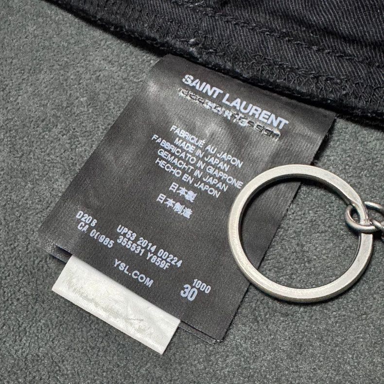 Saint Laurent Paris Saint Laurent Black Denim Jeans for Sale- DMC Size US 30 / EU 46 - 6 Thumbnail