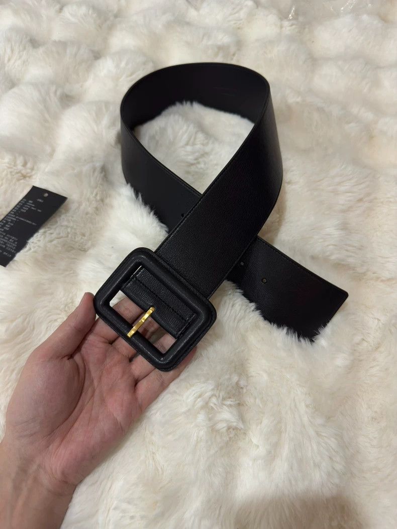 Saint Laurent Paris Saint Laurent Black Gold Women's Waist Belt- DMC Size ONE SIZE - 2 Thumbnail