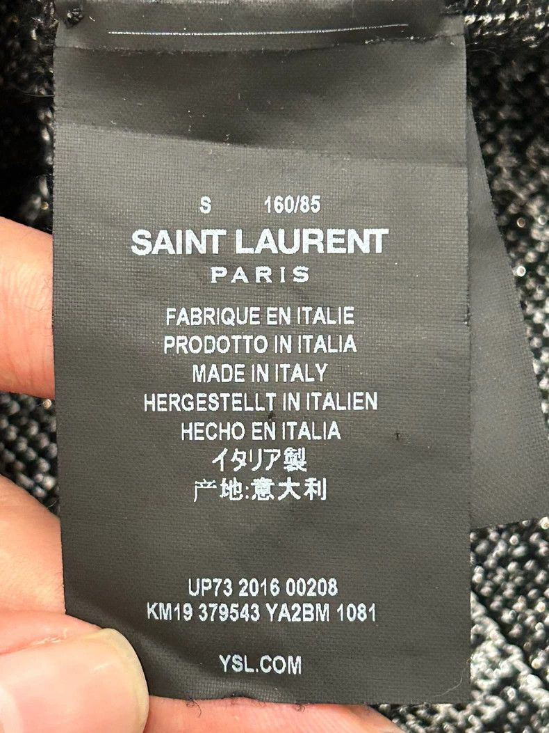 Saint Laurent Paris Saint Laurent Black Musical Note Cardigan Sweater- DMC Size US S / EU 44-46 / 1 - 5 Thumbnail