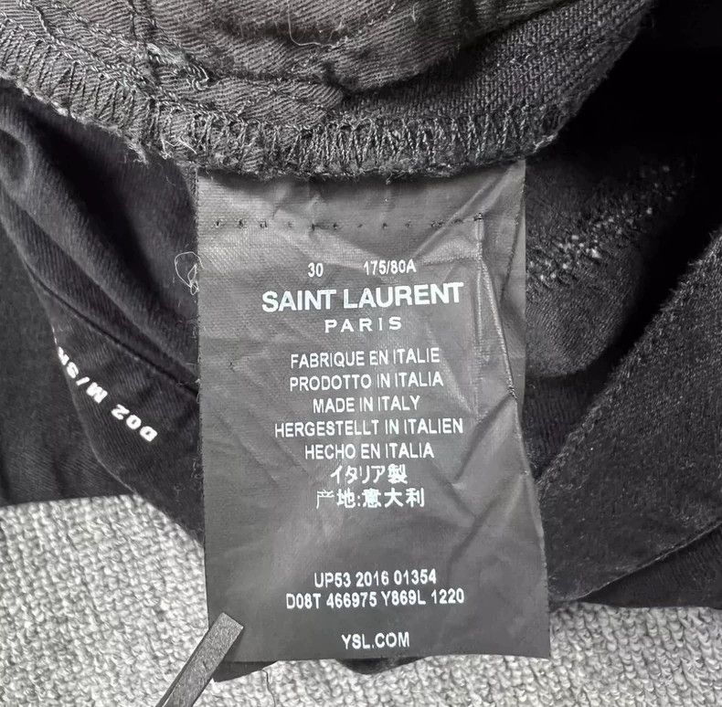 Saint Laurent Paris Saint Laurent Patchwork Denim Pants Size 30- DMC Size US 30 / EU 46 - 4 Thumbnail