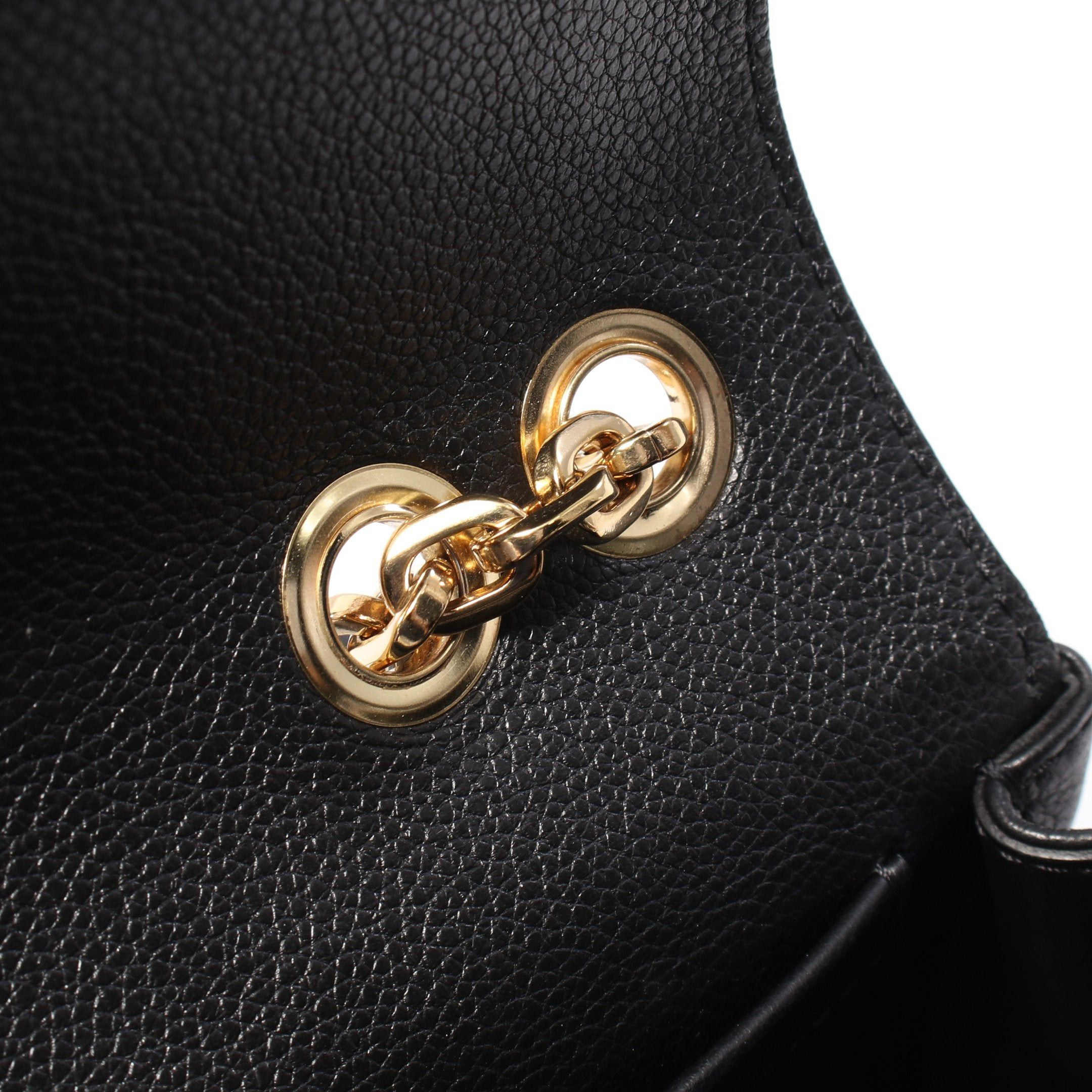 Louis Vuitton Louis Vuitton Marceau Monogram Empreinte Noir Chain Shoulder Bag Leather Black Size ONE SIZE - 8 Thumbnail