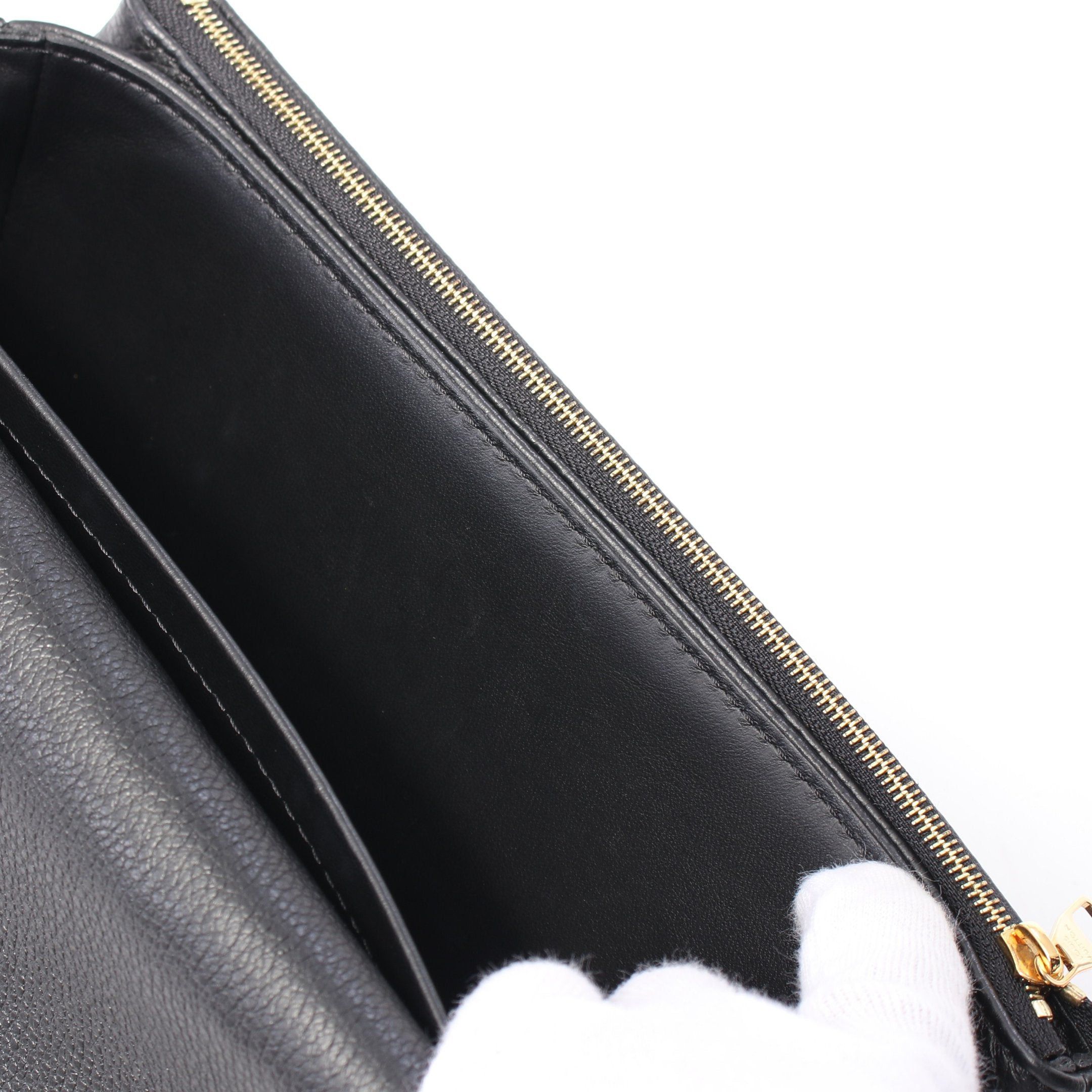 Louis Vuitton Louis Vuitton Marceau Monogram Empreinte Noir Chain Shoulder Bag Leather Black Size ONE SIZE - 9 Thumbnail