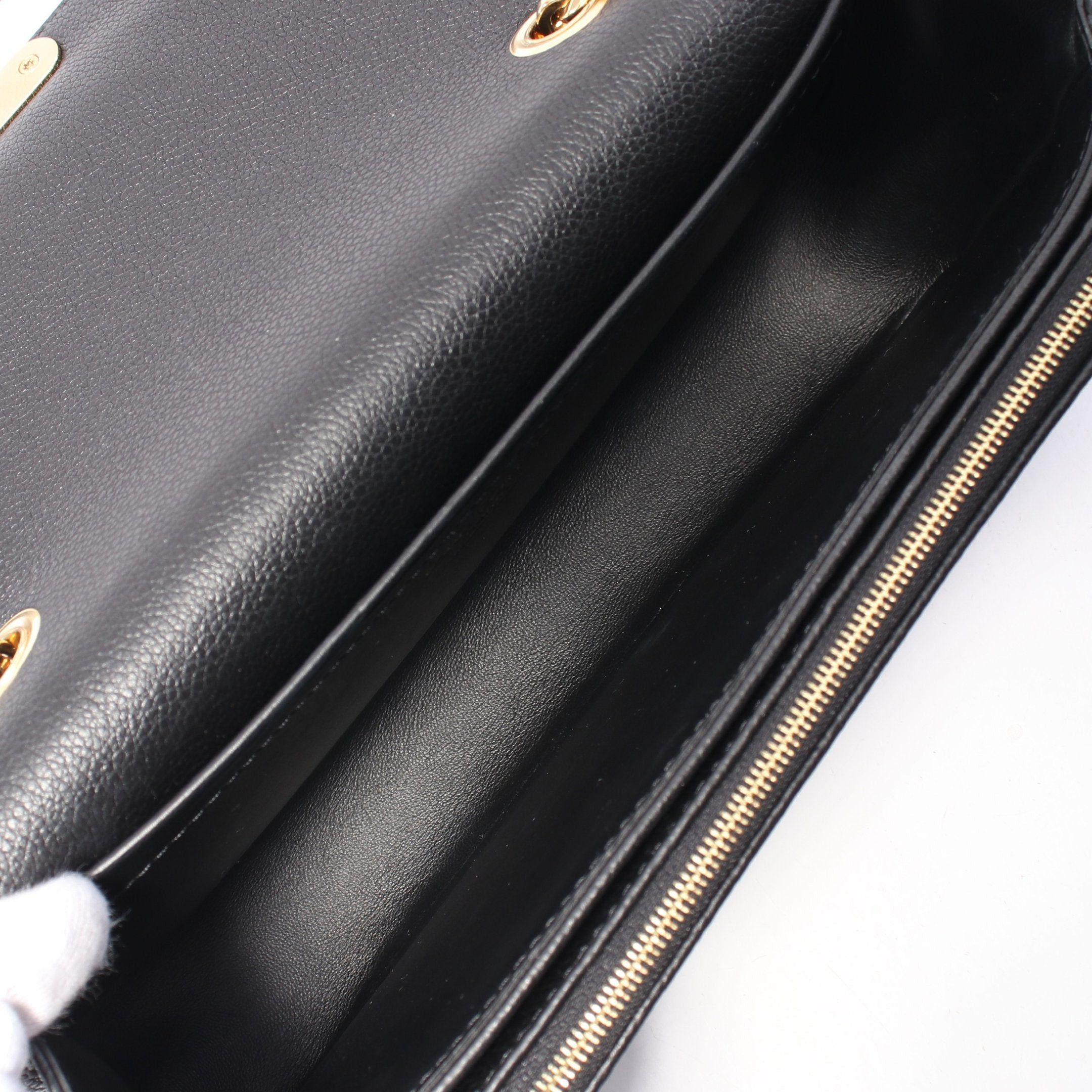 Louis Vuitton Louis Vuitton Marceau Monogram Empreinte Noir Chain Shoulder Bag Leather Black Size ONE SIZE - 3 Thumbnail