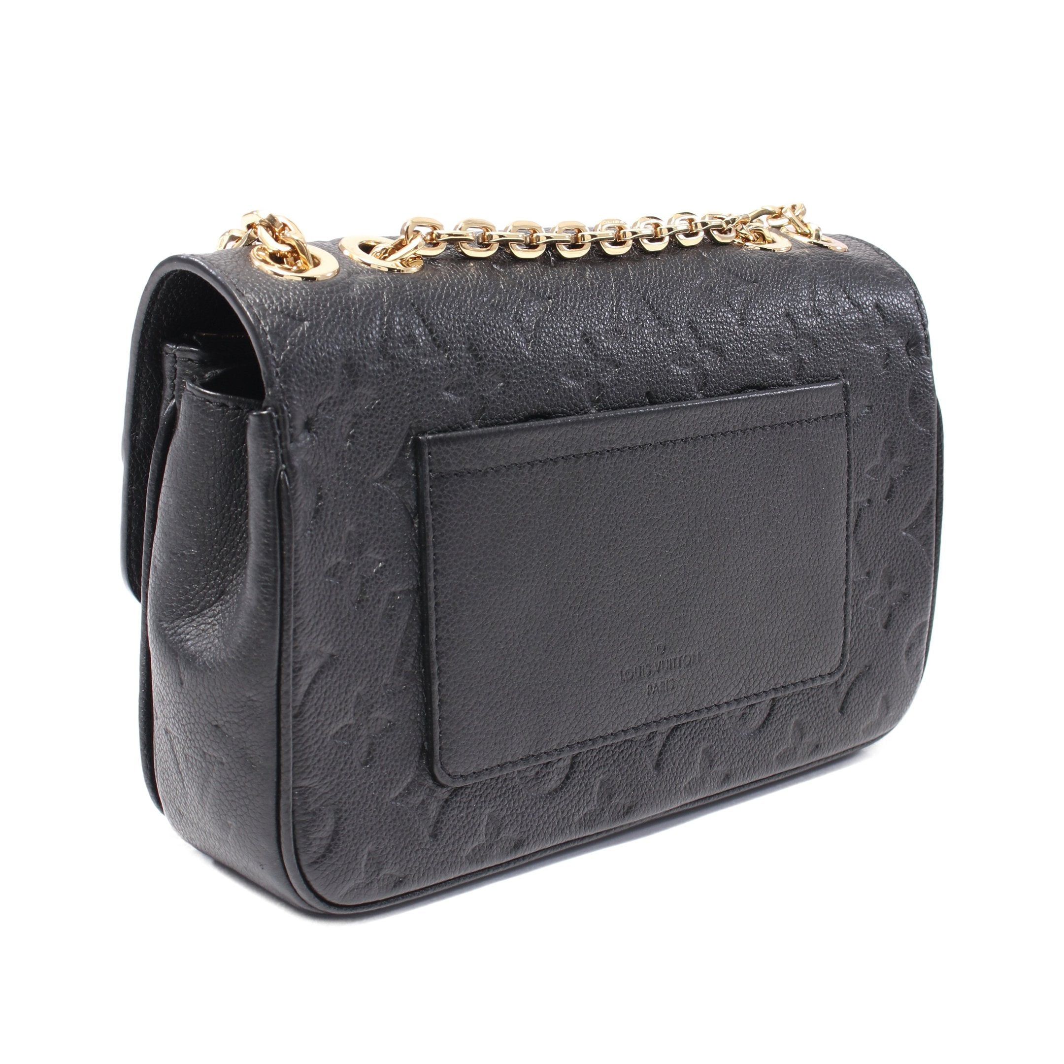 Louis Vuitton Louis Vuitton Marceau Monogram Empreinte Noir Chain Shoulder Bag Leather Black Size ONE SIZE - 2 Thumbnail