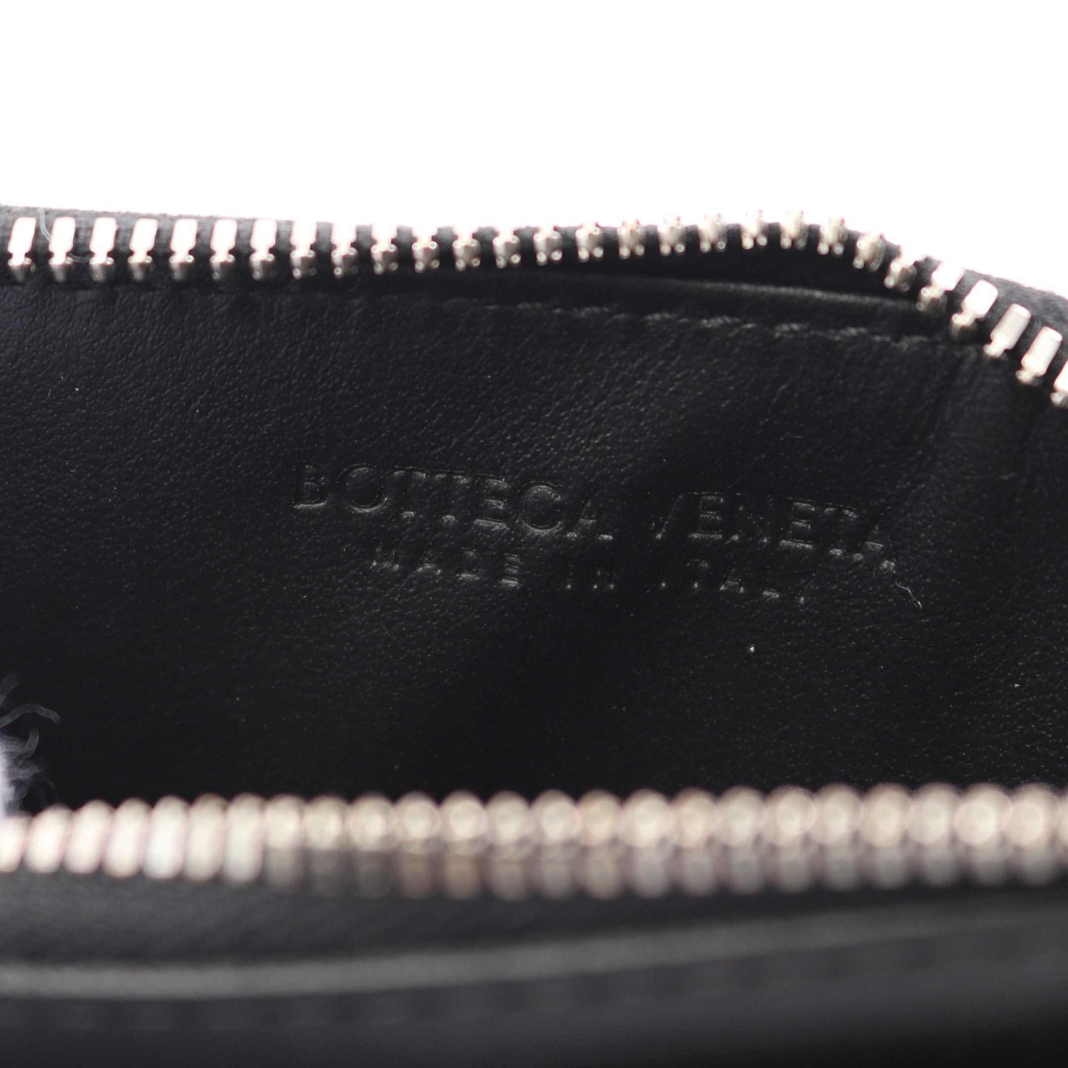 Bottega Veneta Bottega Veneta Intrecciato Card Case Coin Purse Leather Black Size ONE SIZE - 4 Thumbnail