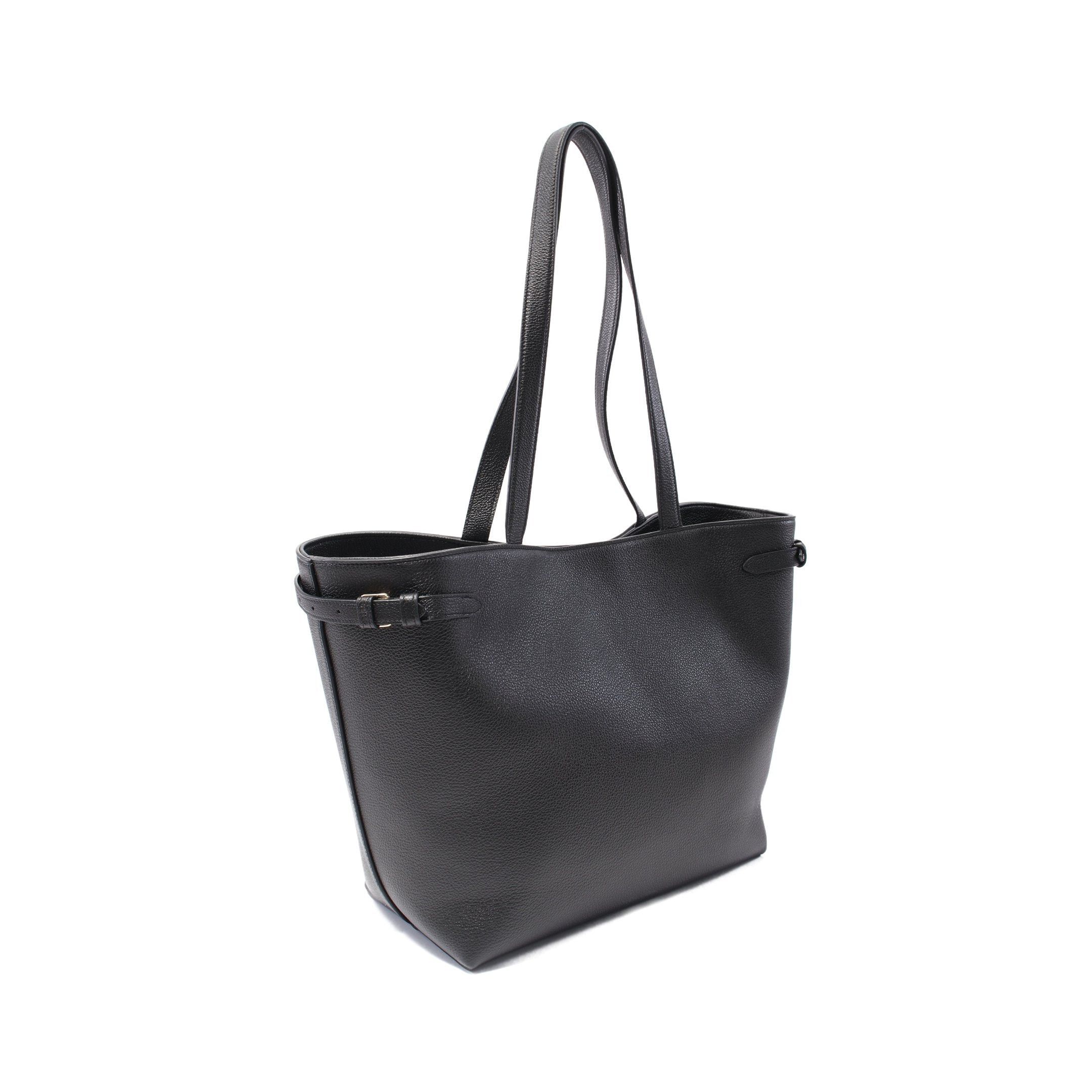 Celine Celine Medium Hippopotamus Anais Cuill Triomphe Shoulder Bag Tote Leather Black Size ONE SIZE - 2 Thumbnail