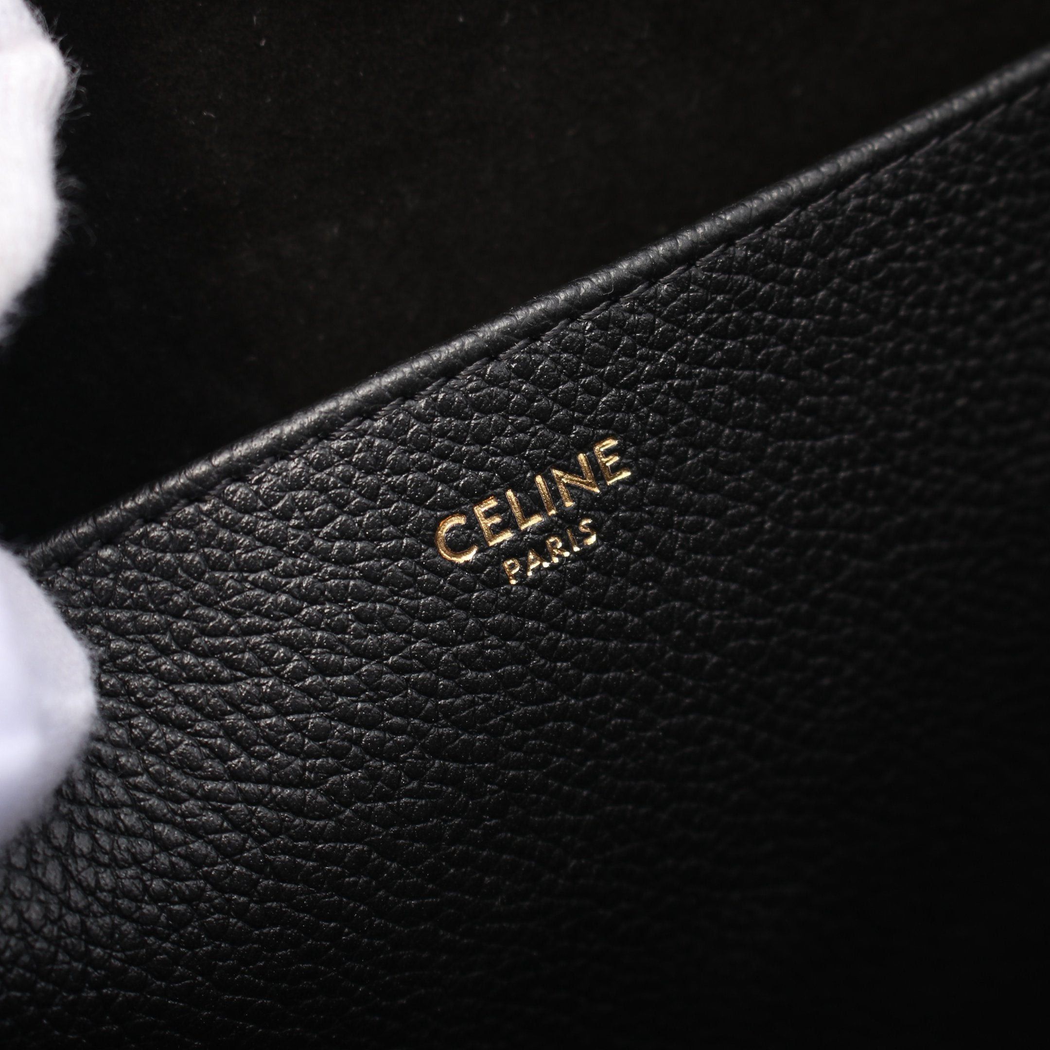 Celine Celine Medium Hippopotamus Anais Cuill Triomphe Shoulder Bag Tote Leather Black Size ONE SIZE - 4 Thumbnail