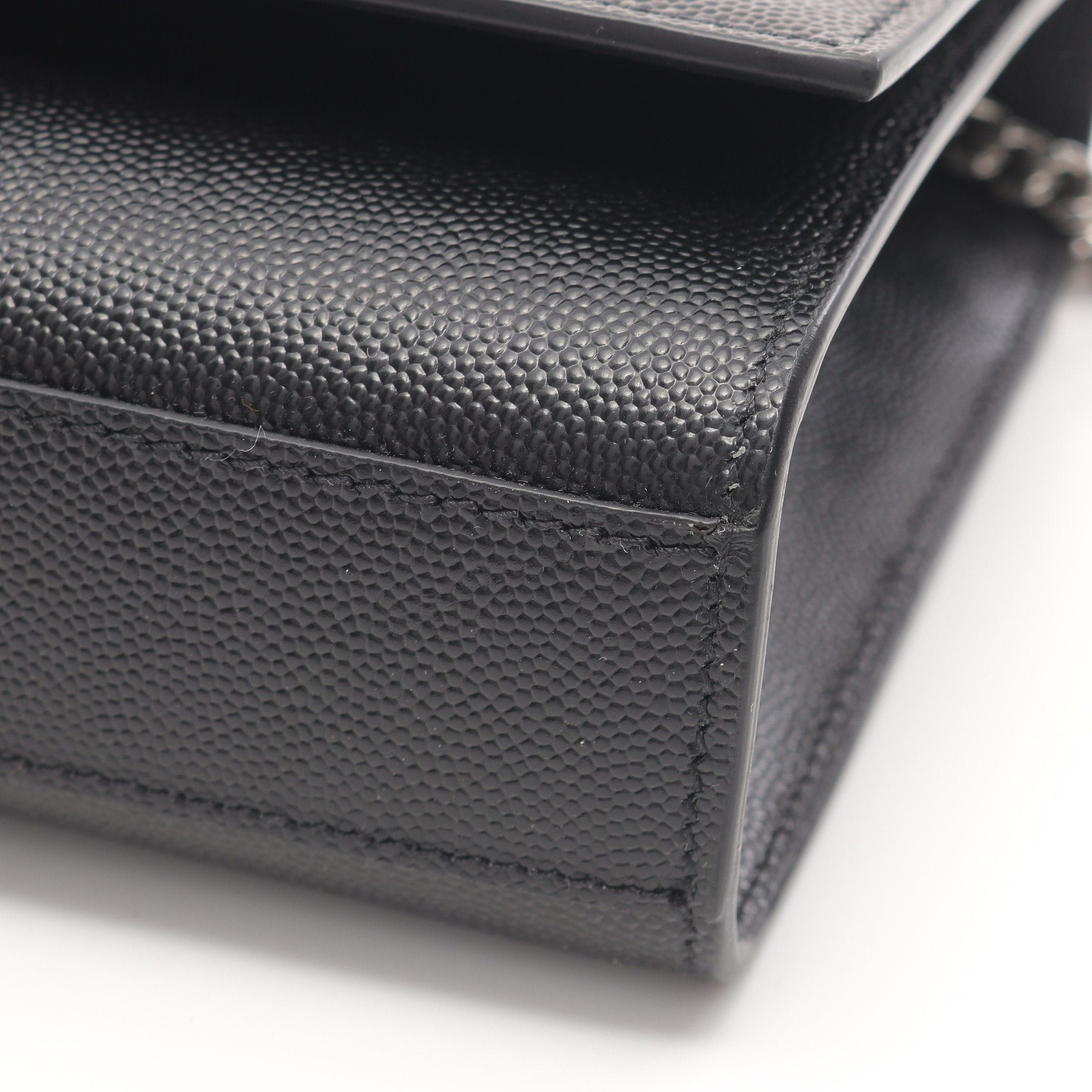 Yves Saint Laurent Yves Saint Laurent Kate Chain Shoulder Bag Leather Black Size ONE SIZE - 6 Thumbnail