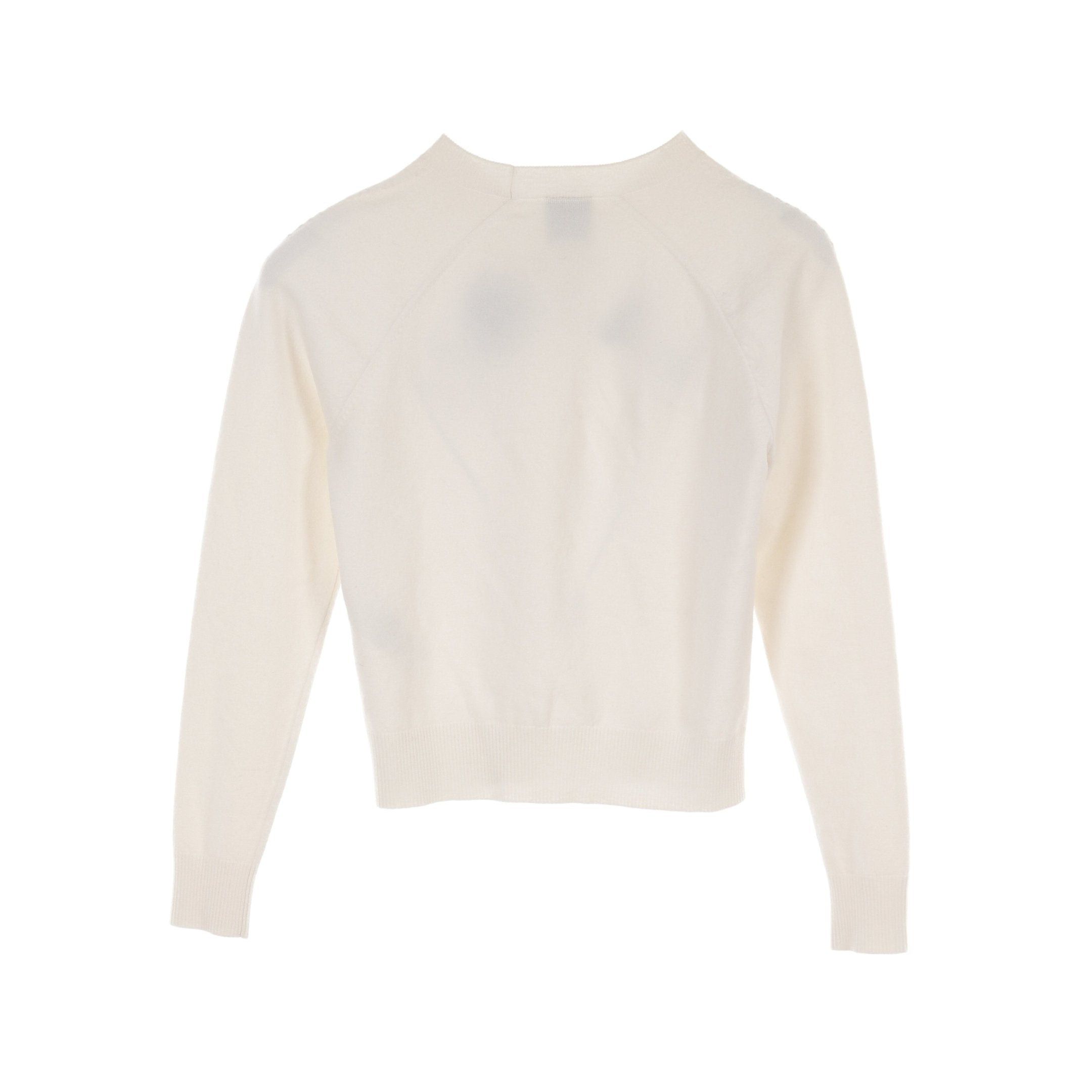 Patou Patou Knit Crew Neck Logo Wool Ivory Size ONE SIZE - 2 Thumbnail