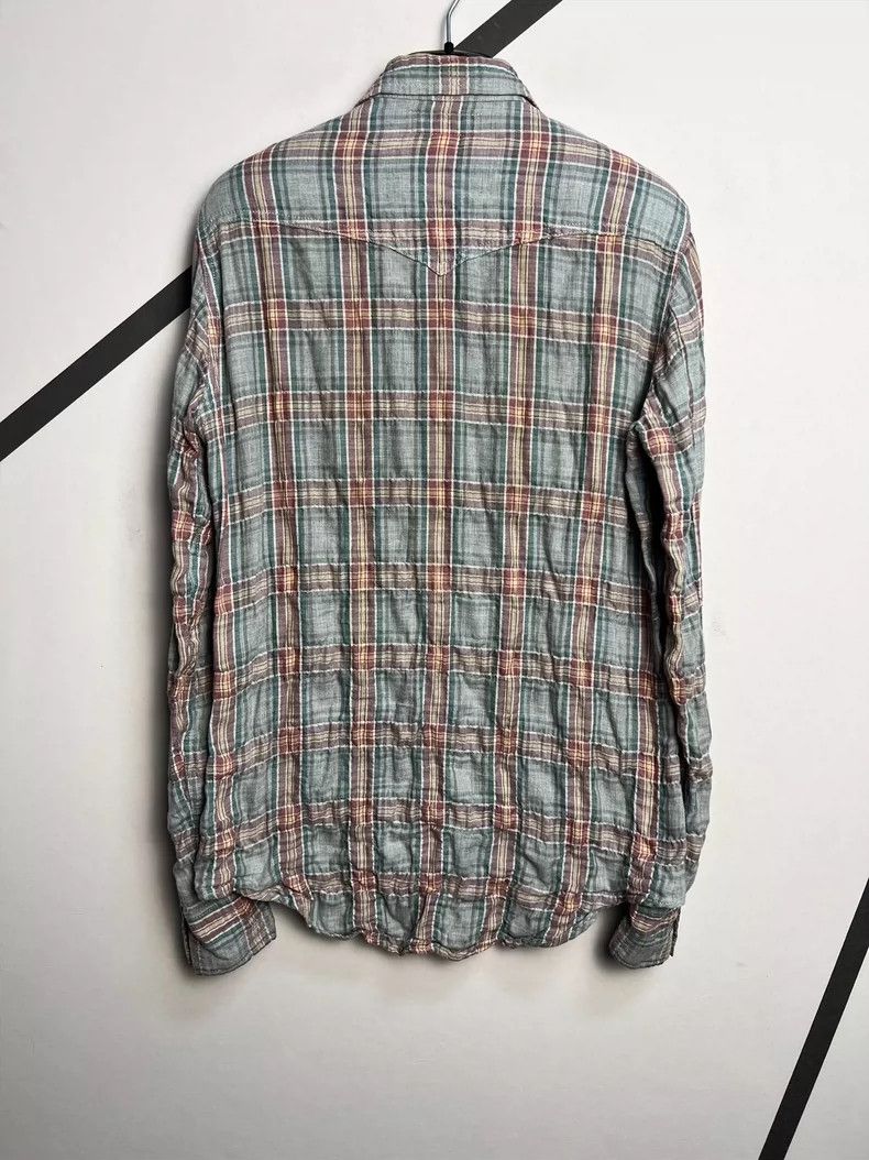 Saint Laurent Paris Saint Laurent Plaid Button-Up Shirt XS- DMC Size US XS / EU 42 / 0 - 2 Thumbnail