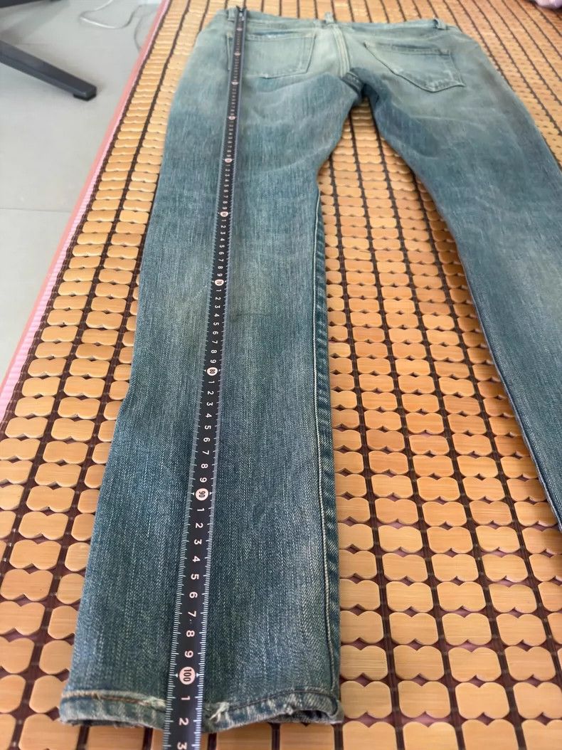 Saint Laurent Paris Saint Laurent Distressed Blue Denim Jeans- DMC Size US 30 / EU 46 - 4 Thumbnail