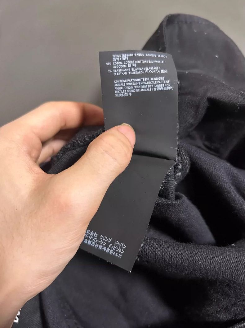 Saint Laurent Paris Saint Laurent Black Fringe Slim Jeans- DMC Size US 31 - 8 Thumbnail