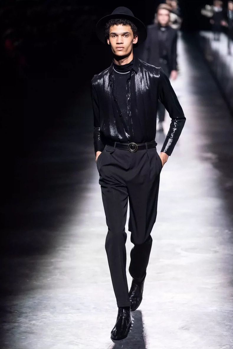Saint Laurent Paris Saint Laurent Black High Neck Sweater- DMC Size US XXL / EU 58 / 5 - 6 Thumbnail