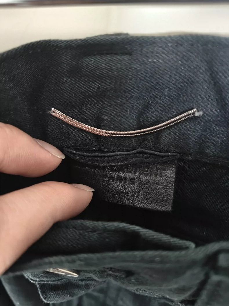 Saint Laurent Paris Saint Laurent Black Slim Fit Jeans Size 30- DMC Size US 30 / EU 46 - 4 Thumbnail