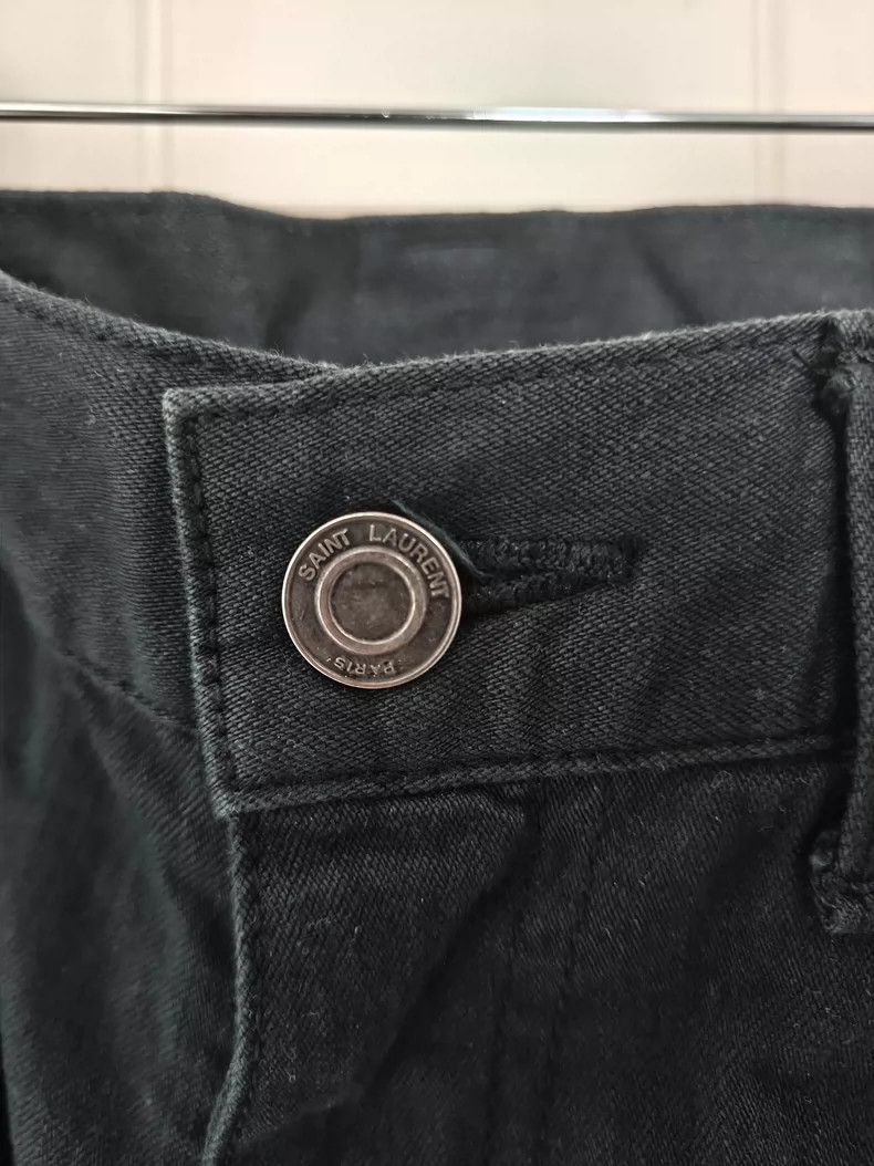 Saint Laurent Paris Saint Laurent Black Slim Fit Jeans Size 30- DMC Size US 30 / EU 46 - 3 Thumbnail