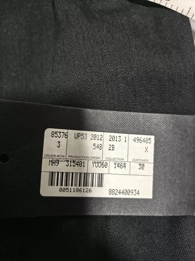 Saint Laurent Paris Saint Laurent Black Slim Fit Jeans Size 30- DMC Size US 30 / EU 46 - 7 Thumbnail