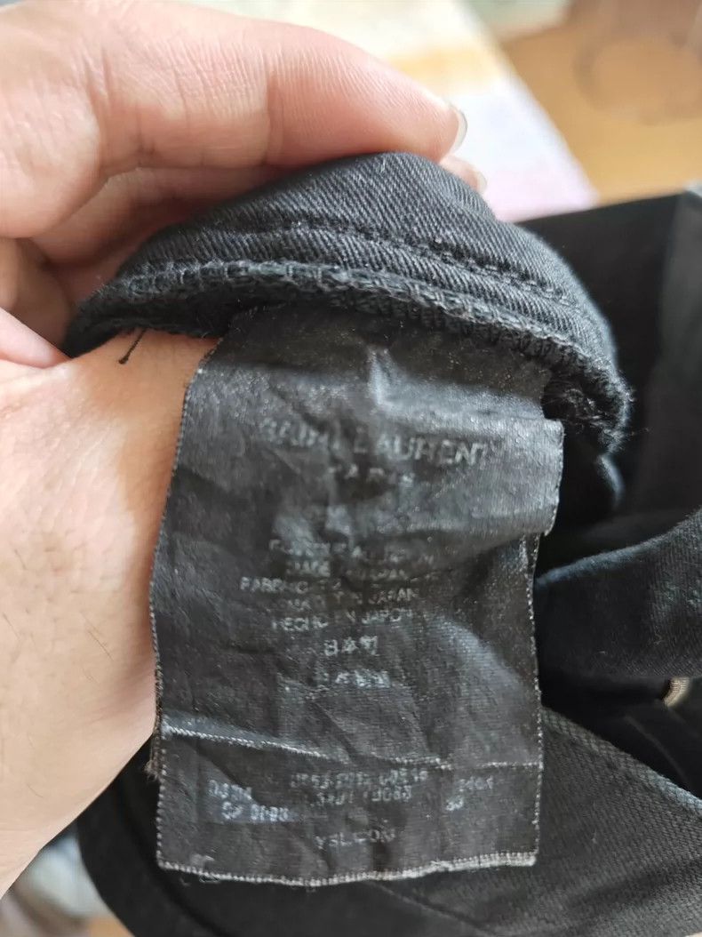 Saint Laurent Paris Saint Laurent Black Slim Fit Jeans Size 30- DMC Size US 30 / EU 46 - 6 Thumbnail