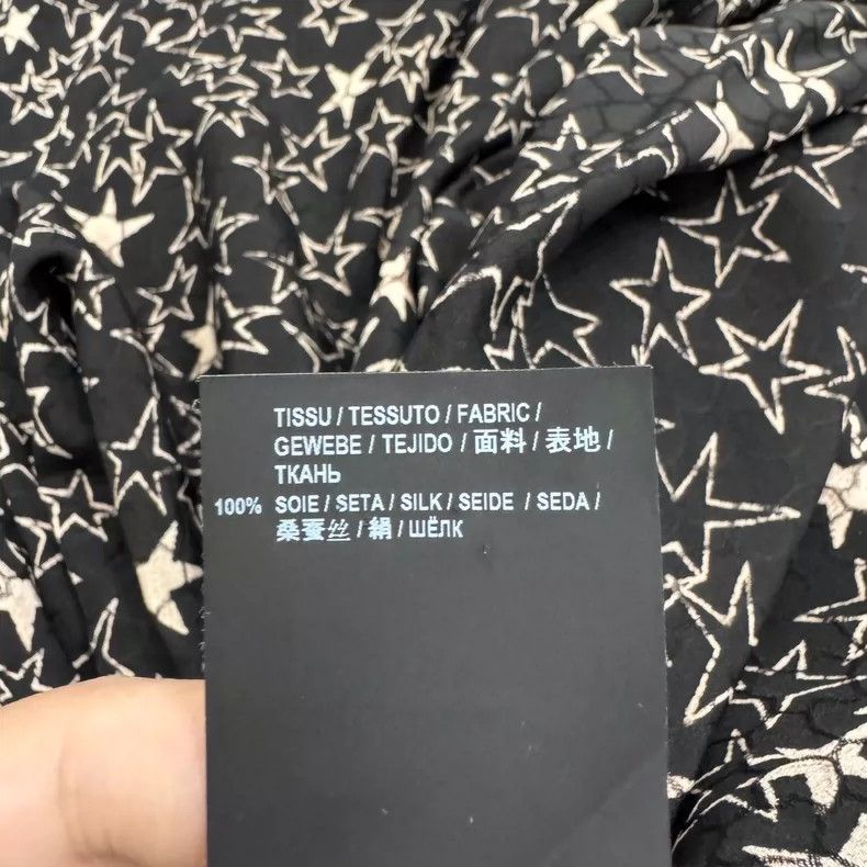 Saint Laurent Paris Star Printed Long Sleeve Shirt- DMC Size US M / EU 48-50 / 2 - 4 Thumbnail