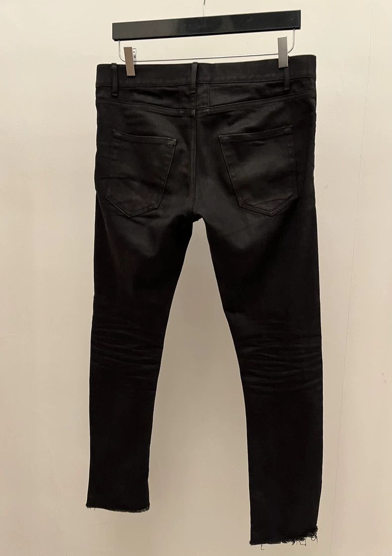 Saint Laurent Paris Saint Laurent Black Distressed Skinny Jeans D02- DMC Size US 31 - 2 Thumbnail