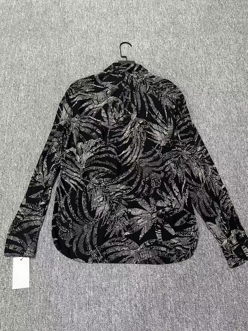 Saint Laurent Paris Saint Laurent Palm Print Casual Shirt for Men- DMC Size US M / EU 48-50 / 2 - 2 Thumbnail