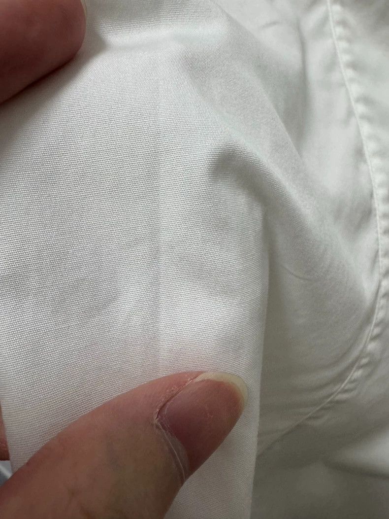 Saint Laurent Paris Saint Laurent White High Neck Button-Up Shirt- DMC Size US L / EU 52-54 / 3 - 4 Thumbnail