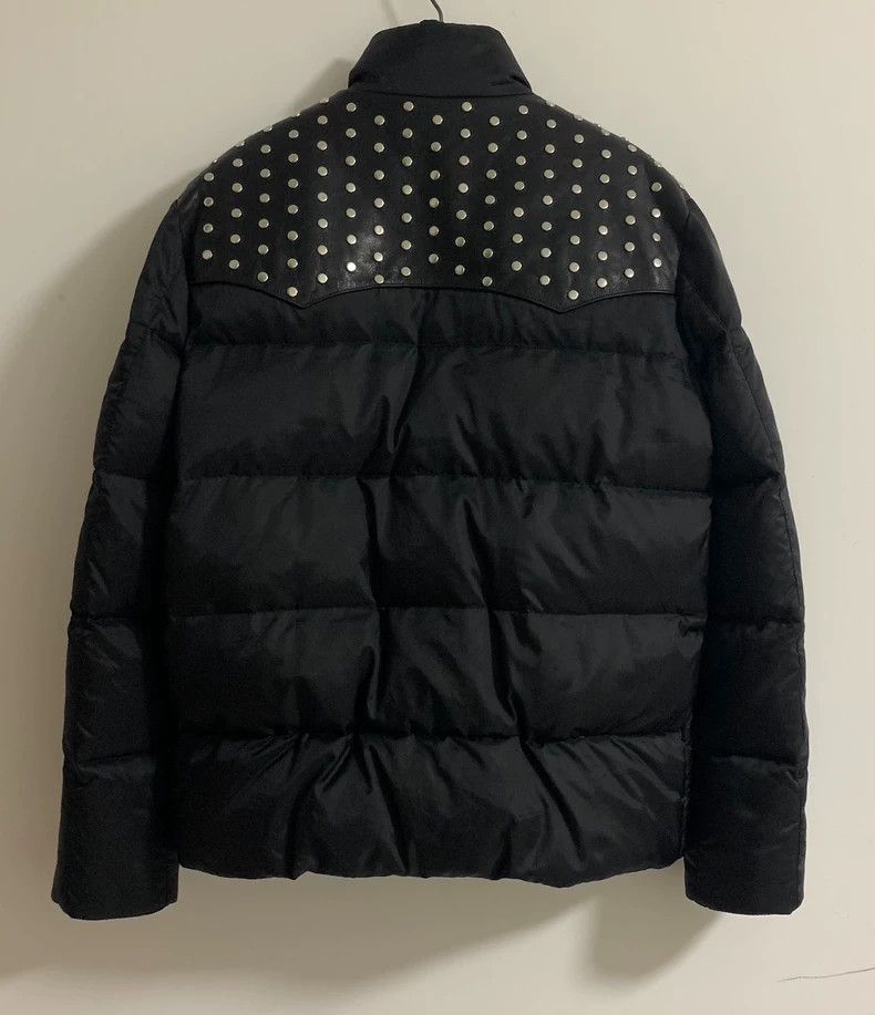 Saint Laurent Paris Saint Laurent Black Padded Jacket with Studs- DMC Size US XXL / EU 58 / 5 - 2 Thumbnail