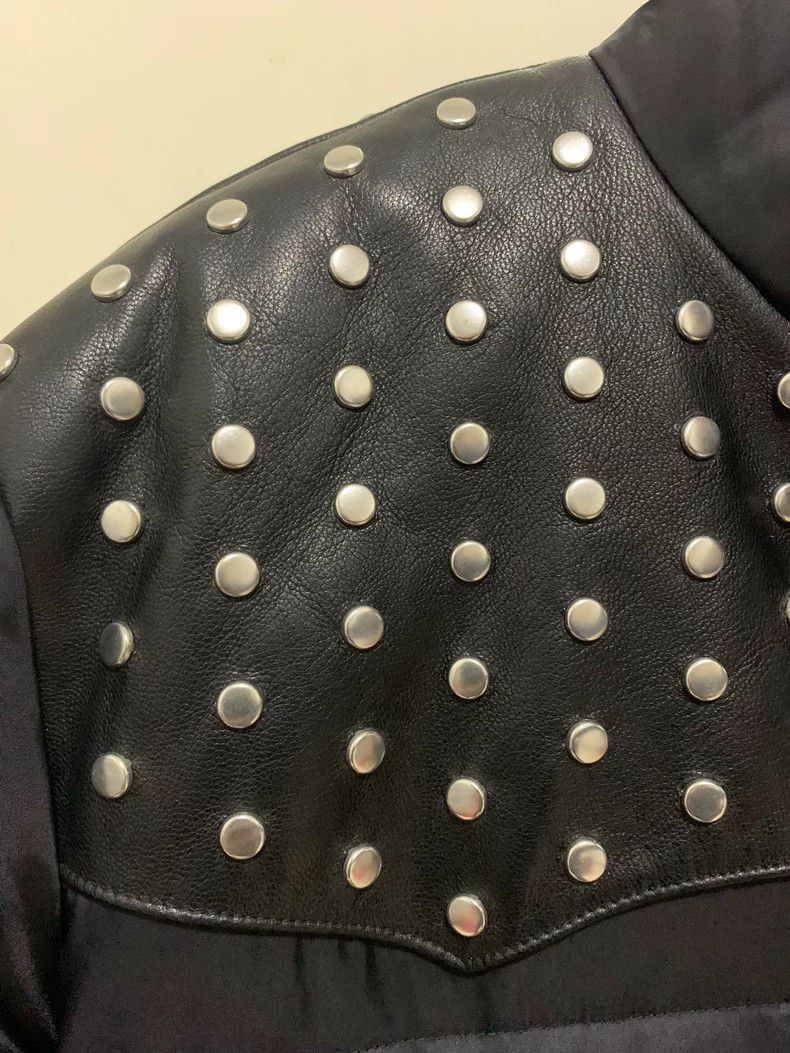 Saint Laurent Paris Saint Laurent Black Padded Jacket with Studs- DMC Size US XXL / EU 58 / 5 - 5 Thumbnail