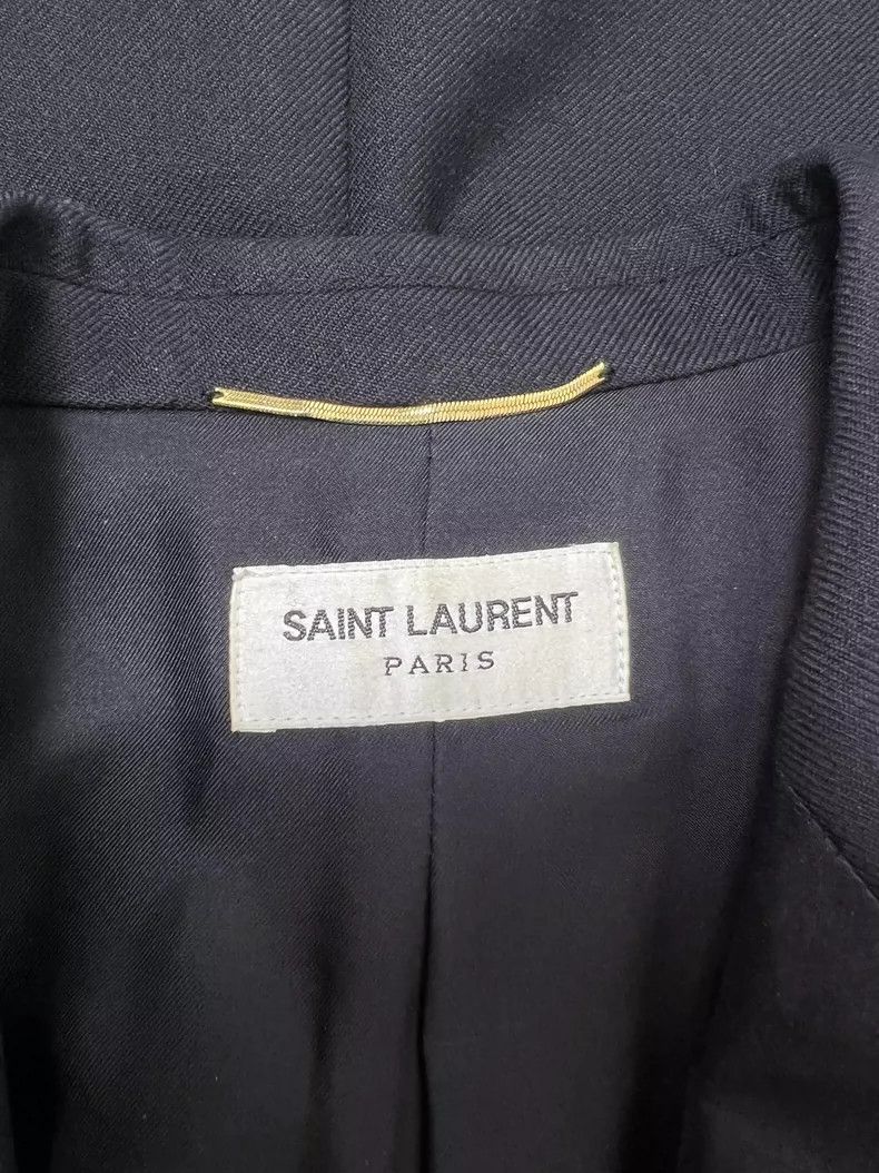 Saint Laurent Paris Saint Laurent Black Smoking Jacket Cloak- DMC Size US M / EU 48-50 / 2 - 5 Thumbnail