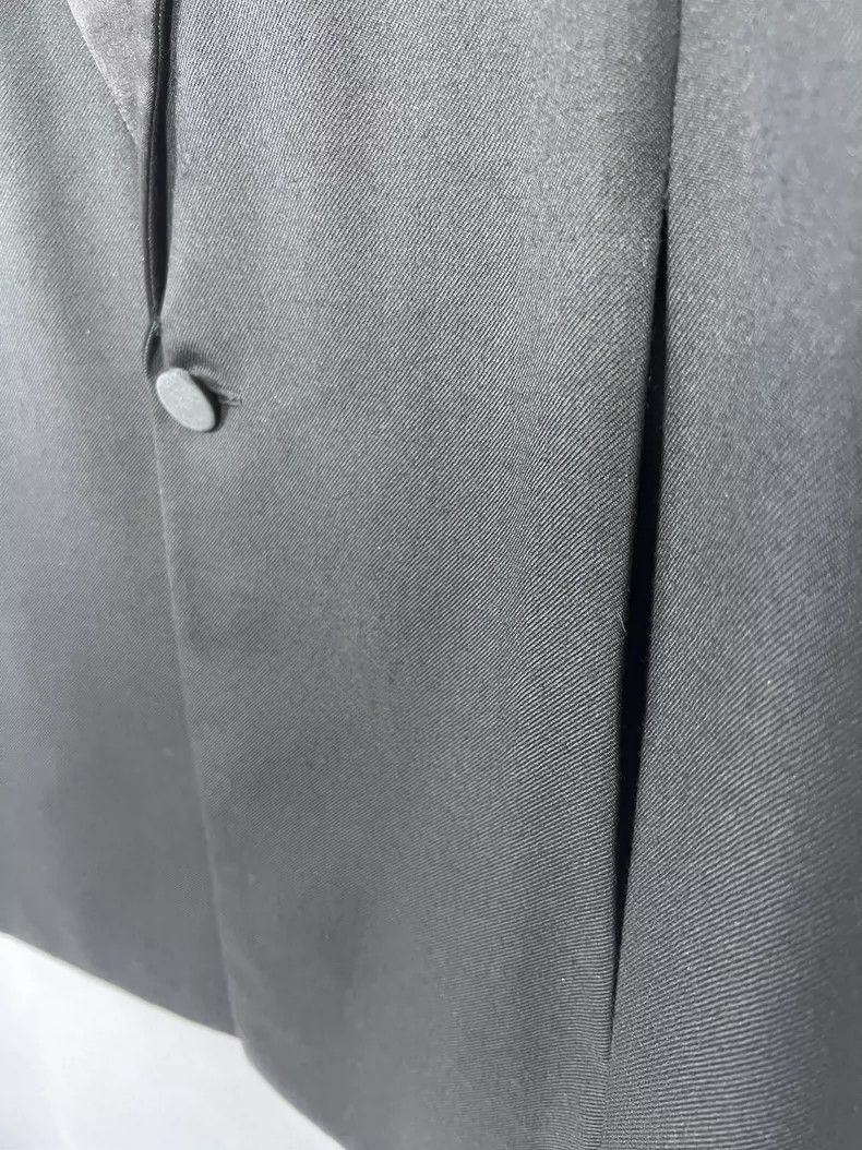 Saint Laurent Paris Saint Laurent Black Smoking Jacket Cloak- DMC Size US M / EU 48-50 / 2 - 4 Thumbnail